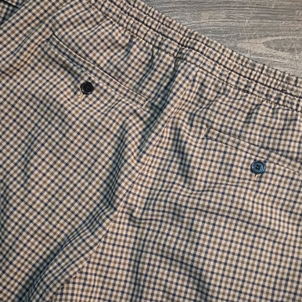 H&M Women's M Plaid Slim Fit Cuffed Trouser Pants - Picture 10 of 13